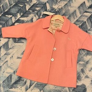 Wool formal girls peacoat